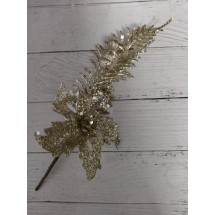 Новогодняя веточка 19*7 см, цена за 1 шт